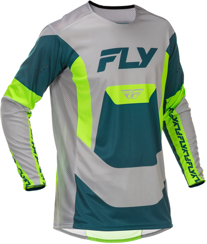 Fly Racing 2026 Lite MX Jersey - Grey/Lime/Teal
