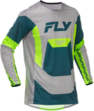 Load image into Gallery viewer, Fly Racing 2026 Lite MX Jersey - Grey/Lime/Teal