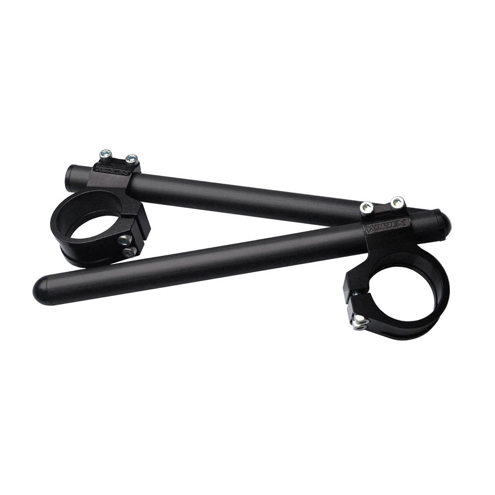 VORTEX - CLIP ON HANDLEBARS 7 DEGREE : BLACK 35MM [PAIR]