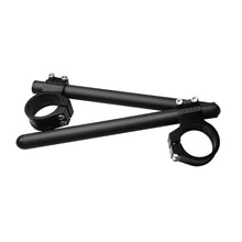Load image into Gallery viewer, VORTEX - CLIP ON HANDLEBARS 7 DEGREE : BLACK 45MM [PAIR]