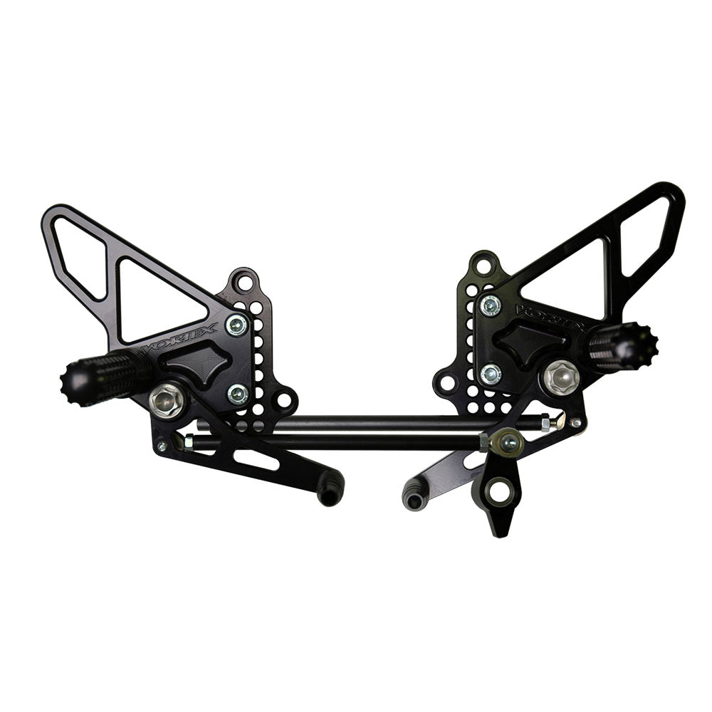 VORTEX - REARSETS : BLACK Duc 848/1098/1198