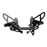 VORTEX - REARSETS : BLACK Duc 848/1098/1198