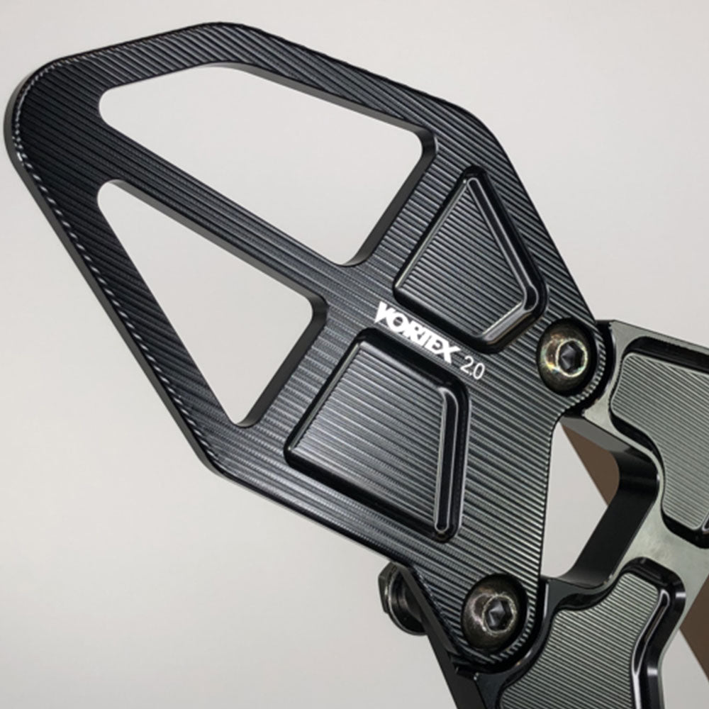 VORTEX - REARSETS : BLACK KAWASAKI NINJA 400 18-22