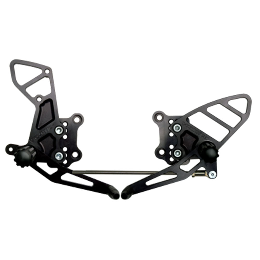 VORTEX - REARSETS : BLACK SUZUKI SV1000 03-09 / SV650 03-10'.