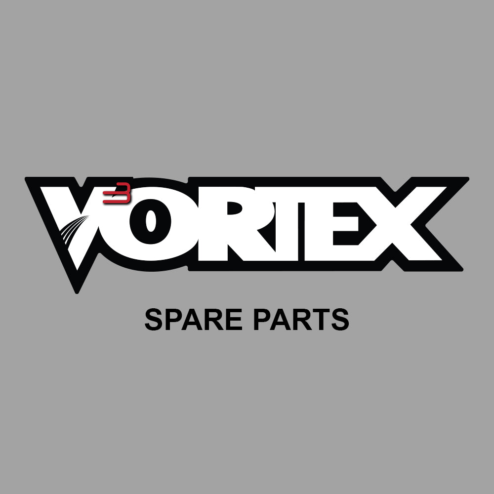 VORTEX PART RS188EK - REAR BRAKE LEVER WITH FOLDING TOE PEG - BLACK