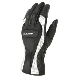 Dririder Vivid 2 Ladies Motorcycle Gloves - Black/White - MotoHeaven