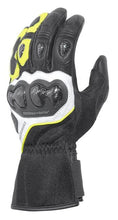 Load image into Gallery viewer, Dririder Air Ride 2 Men's Motorcycle Gloves - Black/White/Yellow