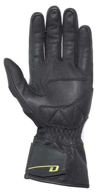 Dririder Air Ride 2 Men's Motorcycle Gloves - Black/White/Yellow