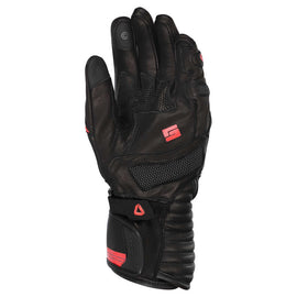 Dririder Torque Long Cuff Gloves - Black/Red - View 2 | Everest Motorcycles