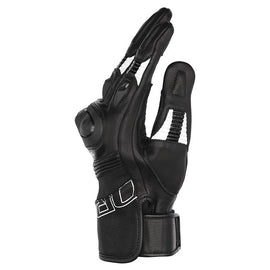Dririder Torque Short Cuff Gloves - Black/White - MotoHeaven