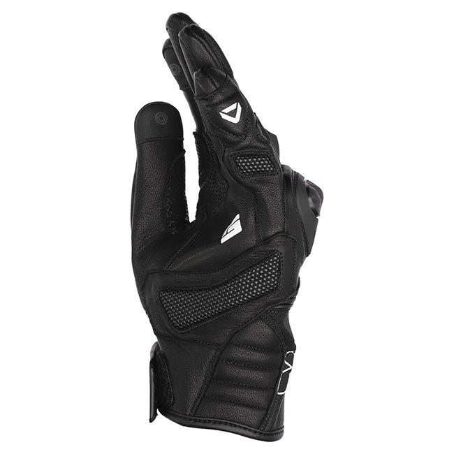 Dririder Torque Short Cuff Gloves - Black/White - MotoHeaven
