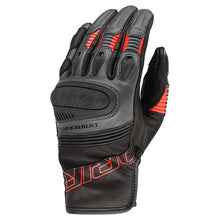 Load image into Gallery viewer, Dririder Torque Short Cuff Gloves - Black/grey/Red