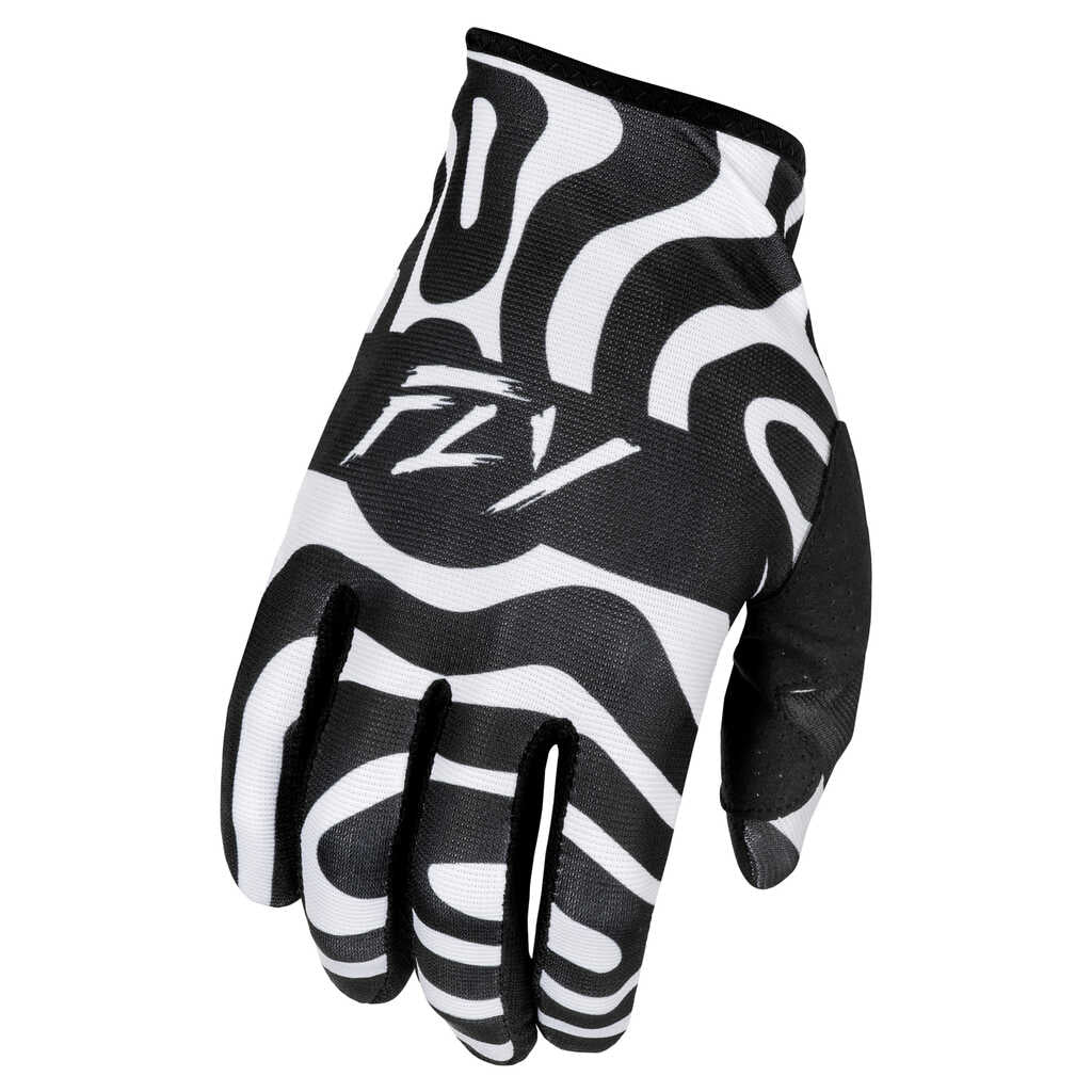 Fly Racing Legacy 2025 Pro Lite LE Abyss Gloves - White/ Black
