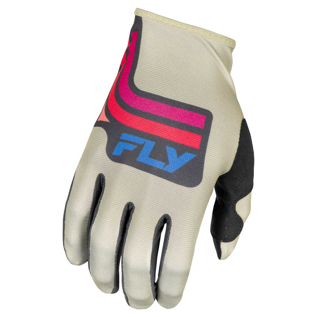 Fly Racing 2025 Lite Vice SE Gloves - Light Grey/ Pink/ Coral