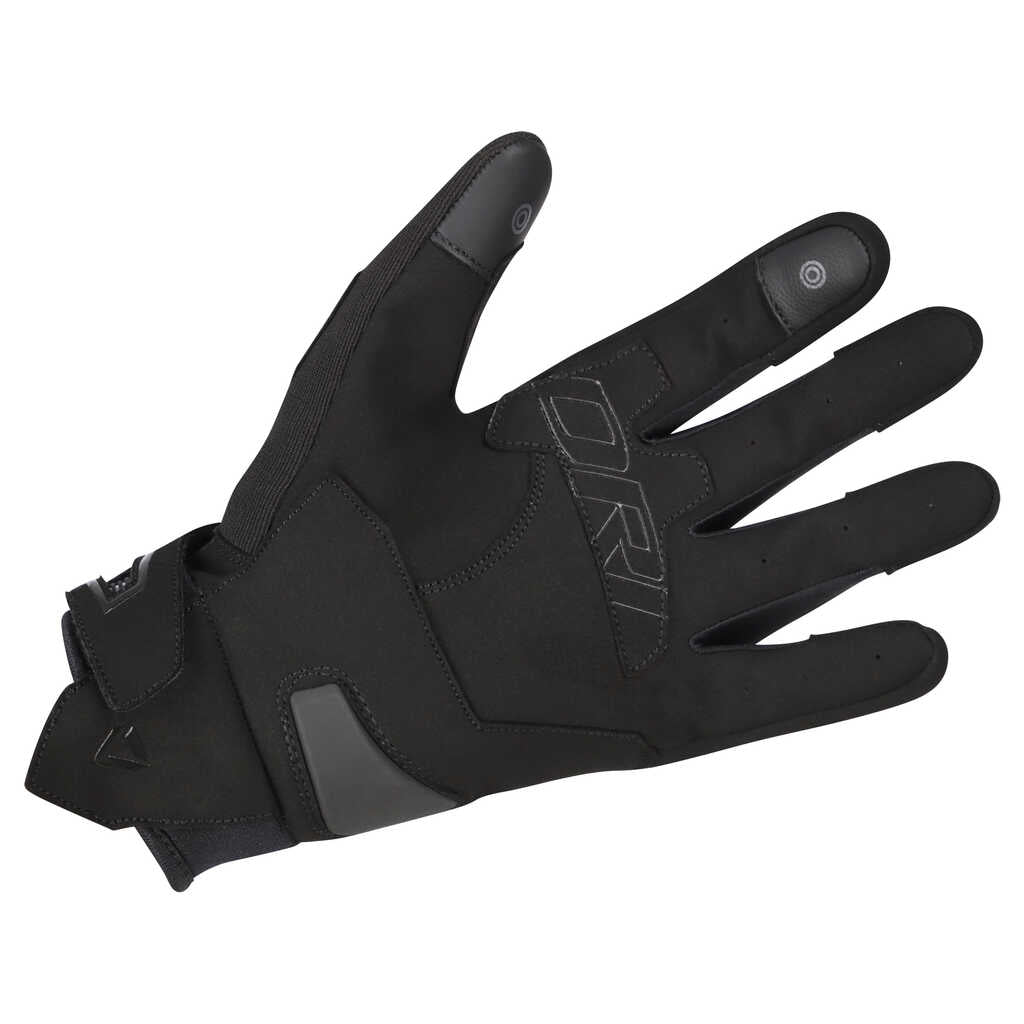 Dririder Flex Full Finger Ladies' Gloves - Black/Black - View 2 | Everest Motorcycles