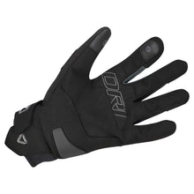 Load image into Gallery viewer, Dririder Flex Full Finger Motorcycle Gloves - Black/Grey - View 2 | Everest Motorcycles