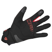 Load image into Gallery viewer, Dririder Flex Full Finger Motorcycle Gloves - Black/Red - View 2 | Everest Motorcycles