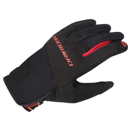 Dririder Flex Full Finger Motorcycle Gloves - Black/Red - View 1 | Everest Motorcycles