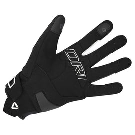 Dririder Flex Full Finger Ladies' Gloves - Black/White - View 2 | Everest Motorcycles