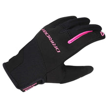 Load image into Gallery viewer, Dririder Flex Full Finger Ladies' Gloves - Black/Pink - View 1 | Everest Motorcycles