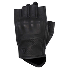 Load image into Gallery viewer, Dririder Legacy Summer Cruiser Fingerless Leather Gloves - Black - View 1 | Everest Motorcycles