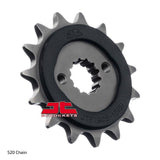 FRONT SPROCKET - STEEL W/-RUBBER CUSH 15T 520P