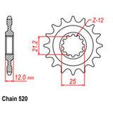 FRONT-SPROCKET---STEEL-13T-520P