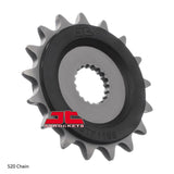 FRONT SPROCKET - STEEL W/-RUBBER CUSH 17T 520P