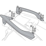 Givi 4103KIT Side Case Pannier Hardware Kit for Kawasaki Versys 650 10-14 w/PL4003CAM Pannier Holders without 451F Rear Racks