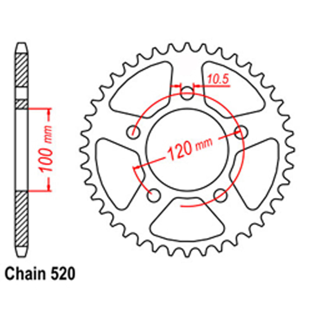 REAR-SPROCKET---STEEL-42T-520P