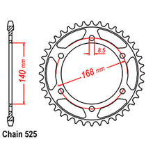 Load image into Gallery viewer, REAR SPROCKET - STEEL 41T 525P