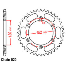 Load image into Gallery viewer, REAR SPROCKET - STEEL 51T 520P
