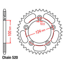 Load image into Gallery viewer, REAR SPROCKET - STEEL 46T 520P