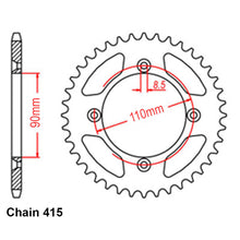 Load image into Gallery viewer, REAR SPROCKET - STEEL 40T 415P