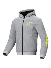Alpinestars Chrome V2 Sport Hoodie - Gray/Heather/Fluro-Yellow
