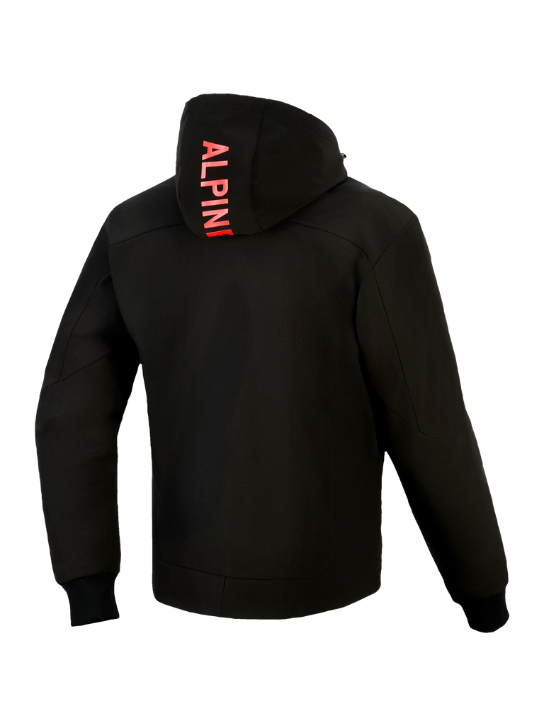 Alpinestars Radium Tech Hoodie - Black / Bright Red