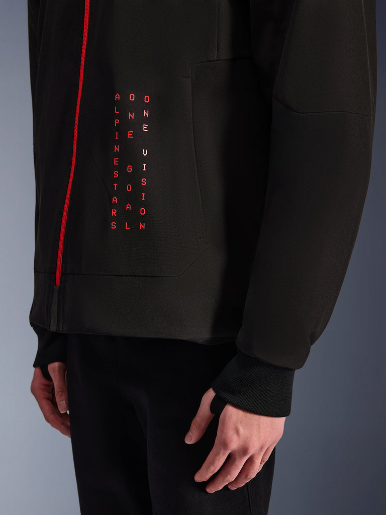 Alpinestars Radium Tech Hoodie - Black / Bright Red