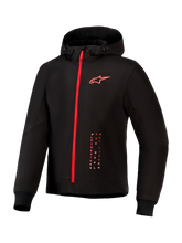 Load image into Gallery viewer, Alpinestars Radium Tech Hoodie - Black / Bright Red
