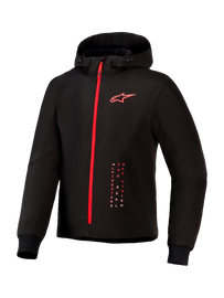 Alpinestars Radium Tech Hoodie - Black / Bright Red