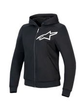 Load image into Gallery viewer, Alpinestars Womens Chrome V2 Sport Hoodie - Black/White