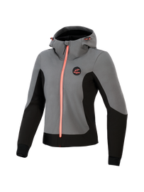 Alpinestars Women's Radium Tech Hoodie - Deep Gray / Black
