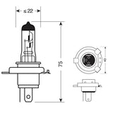 BULB - HALOGEN 12V 35/35W - HS1 PX43T