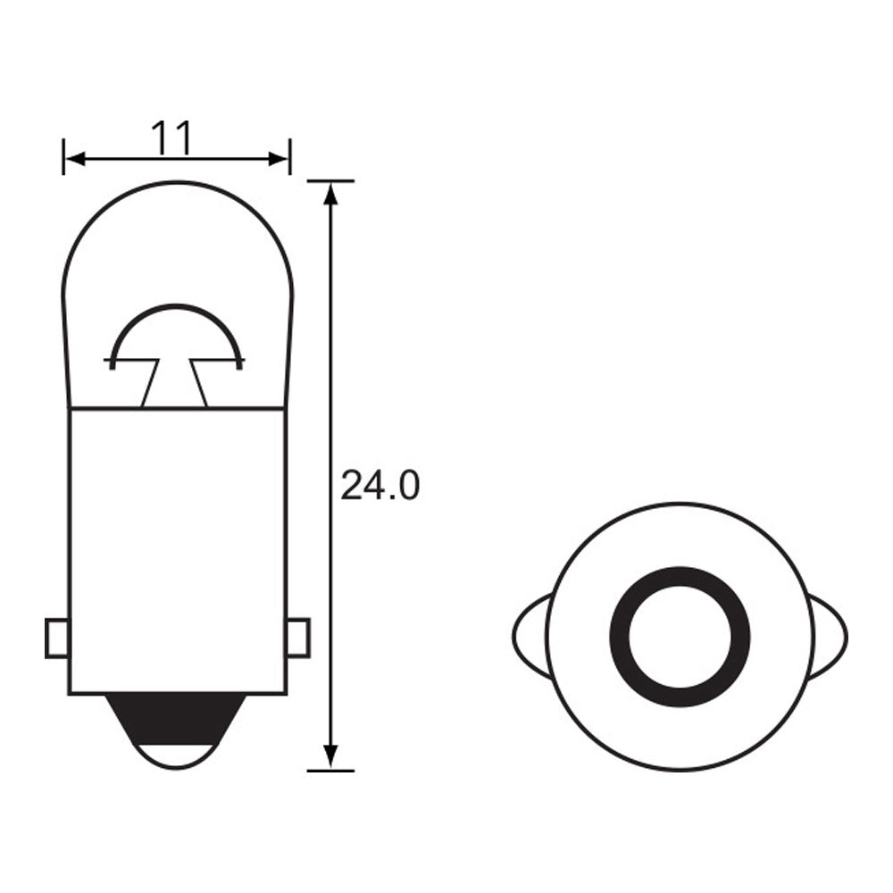 BULB - INSTRUMENT 6V 3W - BA9S