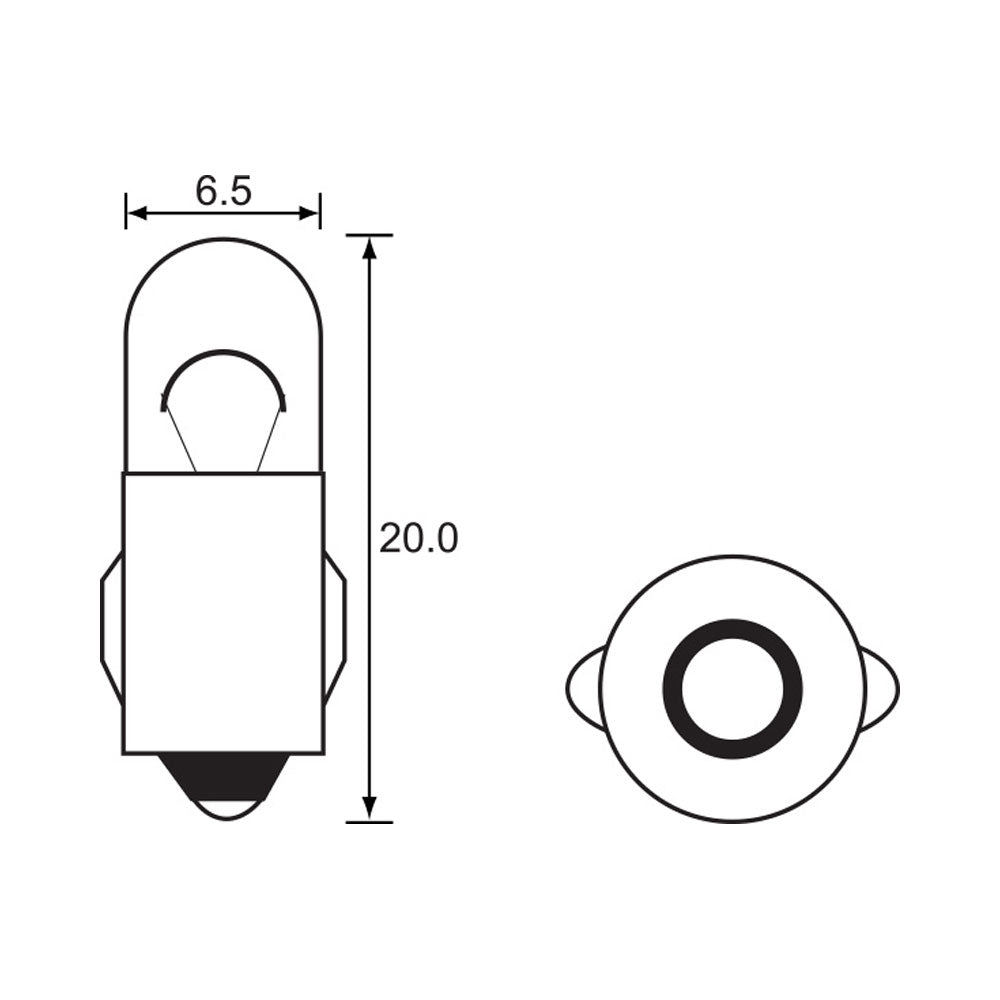 BULB - INSTRUMENT 12V 2W - BA7S