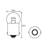 BULB - INDICATOR ORANGE 12V 10W - BS15S