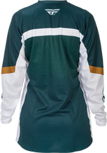 Load image into Gallery viewer, Fly Racing 2026 F-16 MX Women's Jersey - Teal/White/Gold