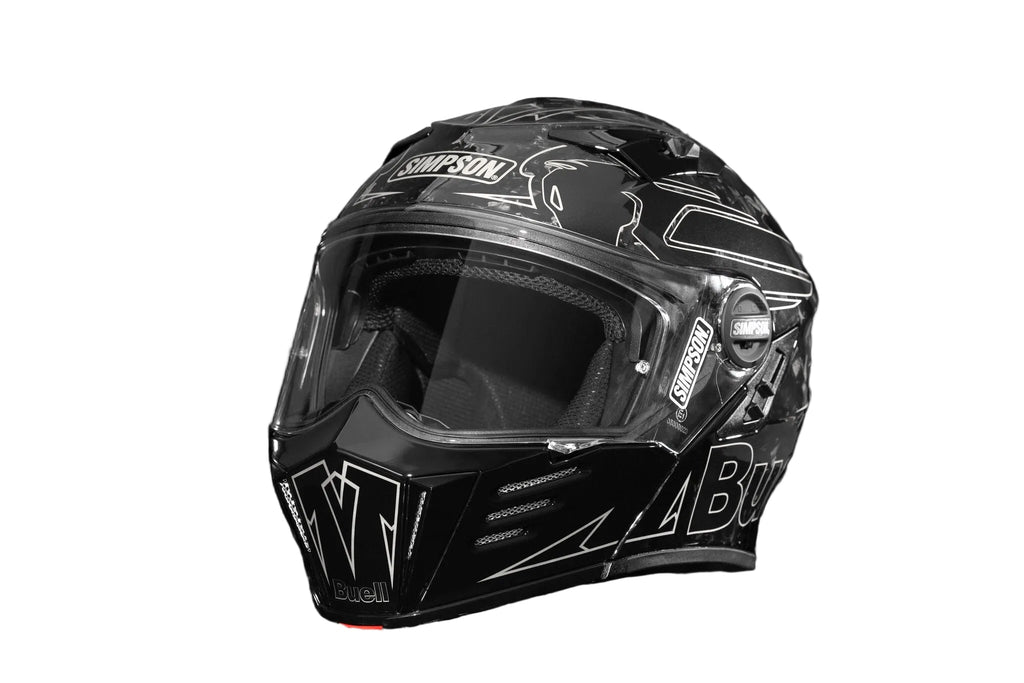 Simpson Darksome Full Face Helmet - Forged Carbon