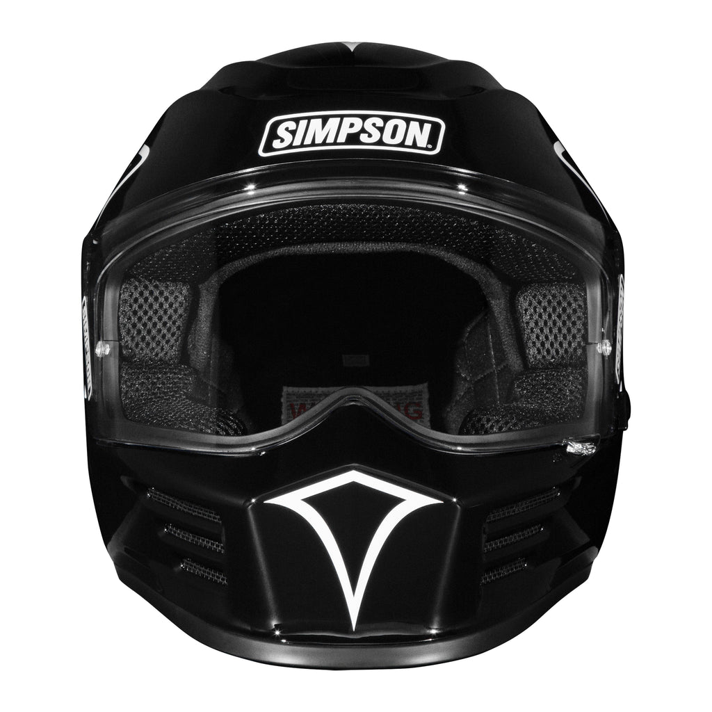 Simpson Speed Full Face Helmet - 12 O`Clock Black
