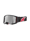 Alpinestars Supertech Corp Goggles With Mirror Silver Lens - Black/Red