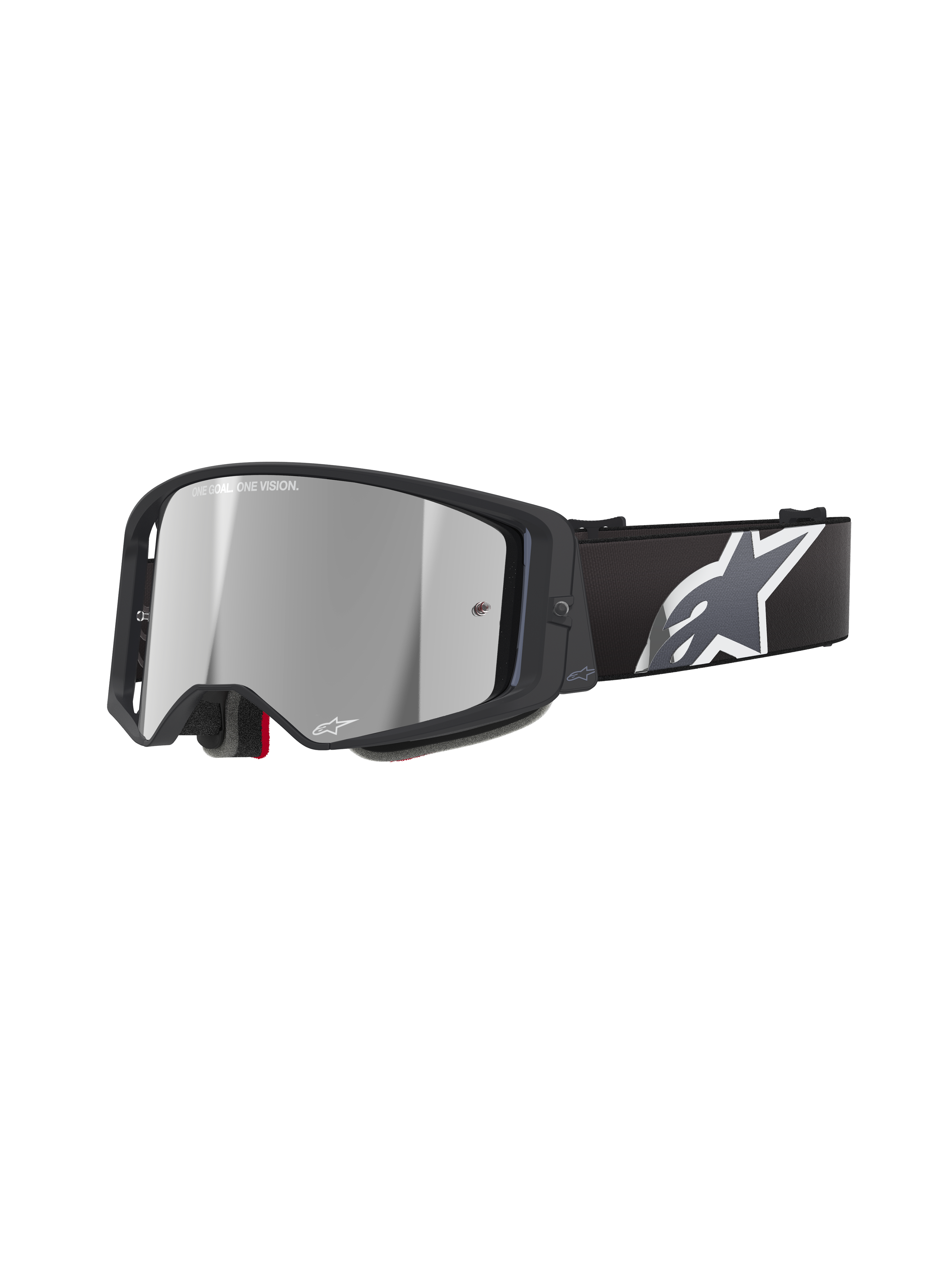 Alpinestars Supertech Corp Goggles With Mirror Silver Lens - Black/Grey